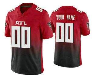 Custom A.Falcons 2020 Red MIKSHPS Active Player Limited Stitched Jersey