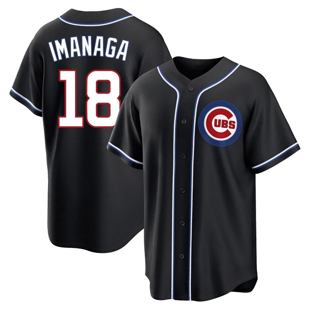 Chicago Cubs #18 Shota Imanaga Player Black MIKSHPS Fashion Out Game Stitched Jerseys