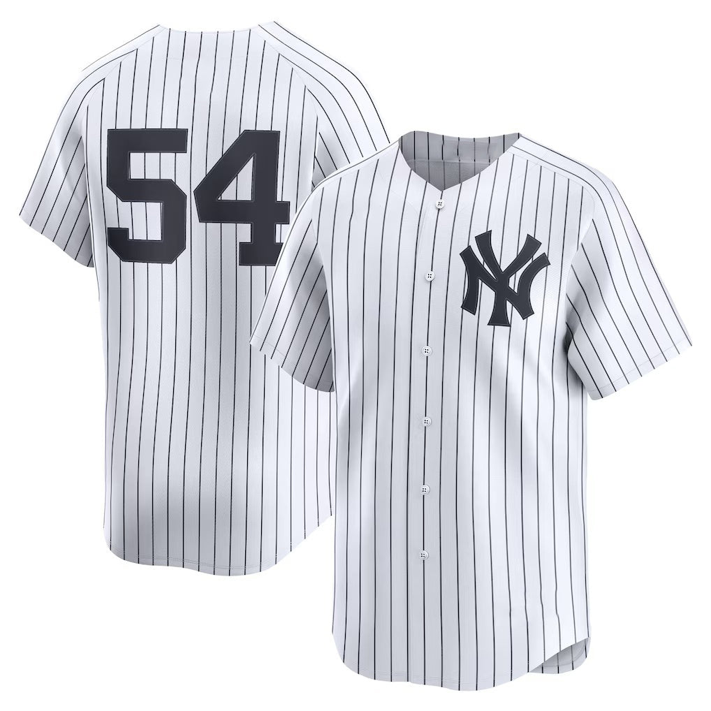 New York Yankees #54 Max Fried White MIKSHPS Home Limited Player Jersey