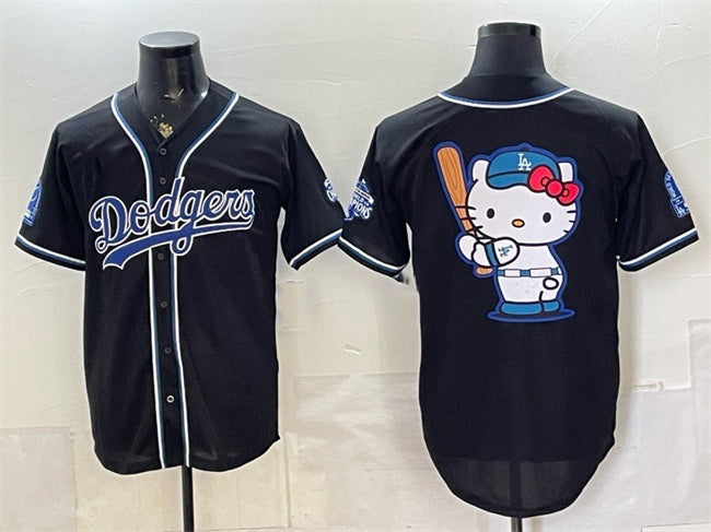 Los Angeles Dodgers Team Big Logo B2B Champs 2026 Black MIKSHPS Out Style Vapor Limited Stitched Jersey