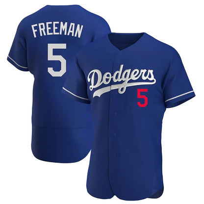 Los Angeles Dodgers #5 Freddie Freeman Player Royal MIKSHPS Limited Elite Home Stitched Jerseys