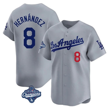 Los Angeles Dodgers #8 Enrique Hern¨¢ndez Player Royal MIKSHPS City Connect Elite Home Stitched Jerseys