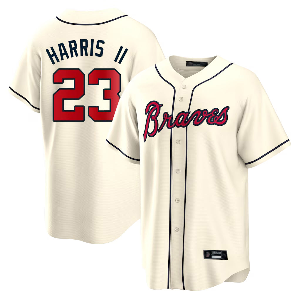 Atlanta Braves #23 Michael Harris II Player Cream MIKSHPS Home Game Stitched Jerseys