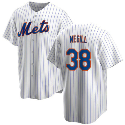 New York Mets #38 Tylor Megill White MIKSHPS Cool Base Stitched Jersey