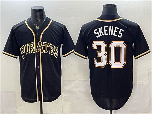 Pittsburgh Pirates #30 Paul Skenes 2026 Fashion Black MIKSHPS Out Stitched Jersey
