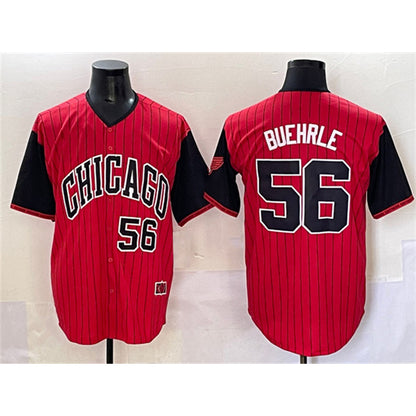 Chicago White Sox #56 Mark Buehrle Red Black MIKSHPS 2025 City Connect Limited Stitched Jersey