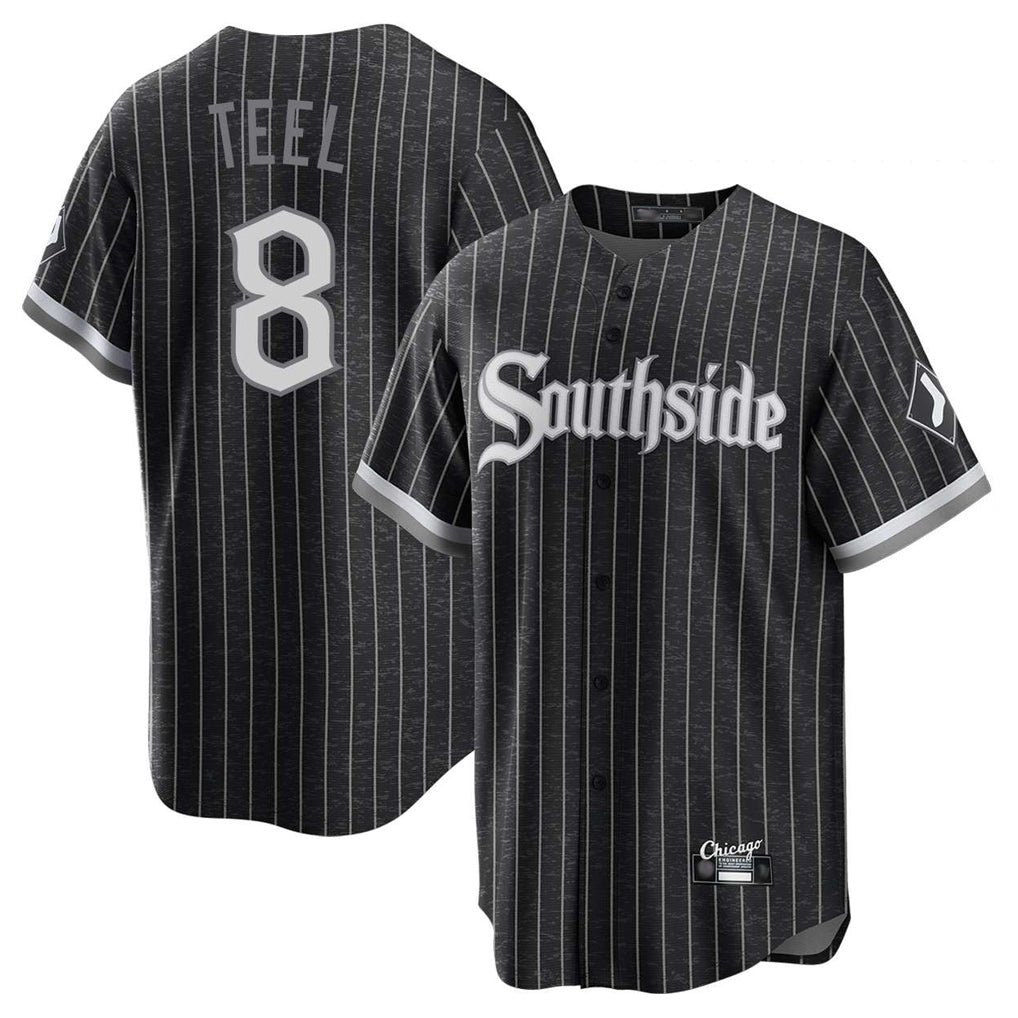 Chicago White Sox #8 Kyle Teel Player Black MIKSHPS City Connect Home Game Stitched Jerseys