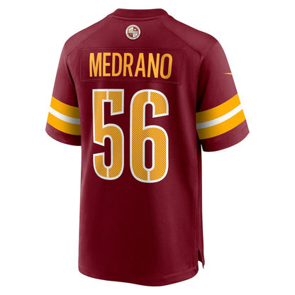 W.Commanders #56 Kain Medrano Burgundy MIKSHPS Team Game Jersey
