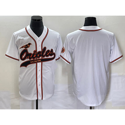 Baltimore Orioles White MIKSHPS Cool Base Stitched Jersey