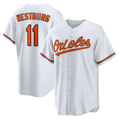 Baltimore Orioles #11 Jordan Westburg White MIKSHPS Home Replica Jersey