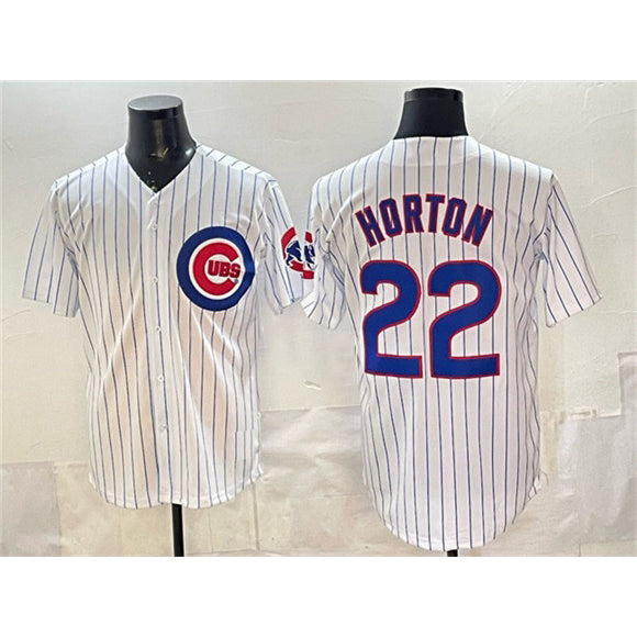Chicago Cubs #22 Cade Horton White MIKSHPS Cool Base Stitched Jersey