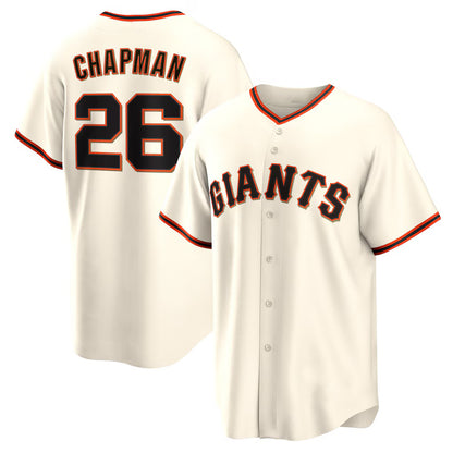 San Francisco Giants #26 Matt Chapman Cream MIKSHPS Home Replica Jersey