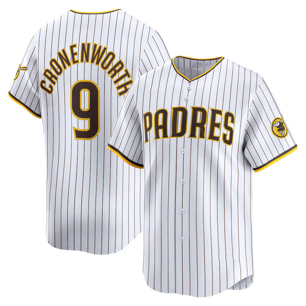 San Diego Padres #9 Jake Cronenworth White MIKSHPS Home Limited Player Jersey