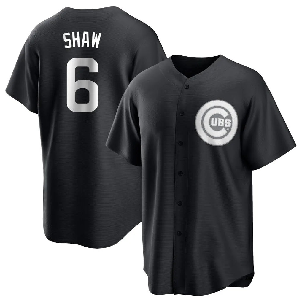 Chicago Cubs #6 Matt Shaw Player Black MIKSHPS Game Stitched Jerseys