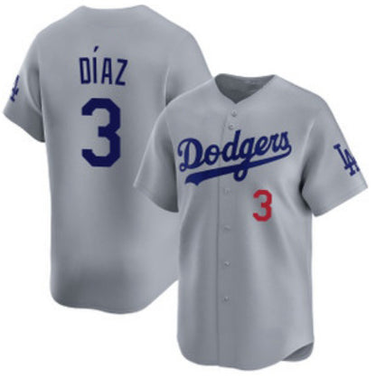 Los Angeles Dodgers #3 Edwin D¨ªaz Royal MIKSHPS Limited Stitched Jersey