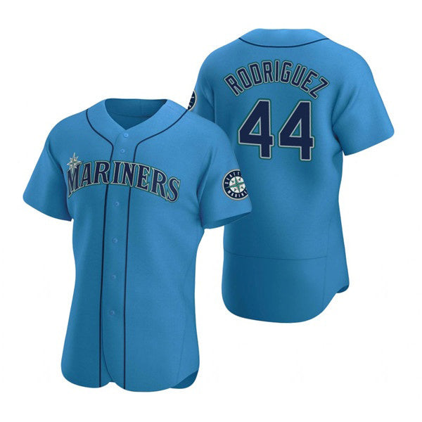 Seattle Mariners #44 Julio Rodr¨ªguez Royal MIKSHPS Flex Base Stitched Jersey