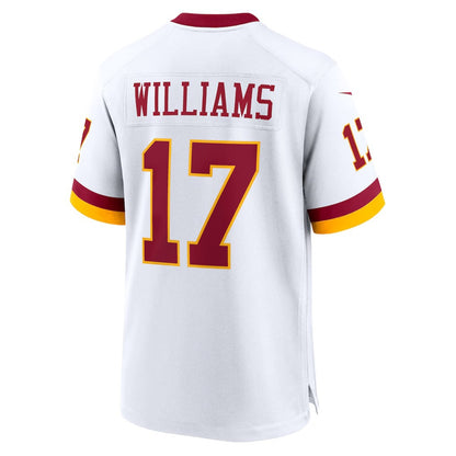 W.Commanders #17 Doug Williams White MIKSHPS Game Jersey