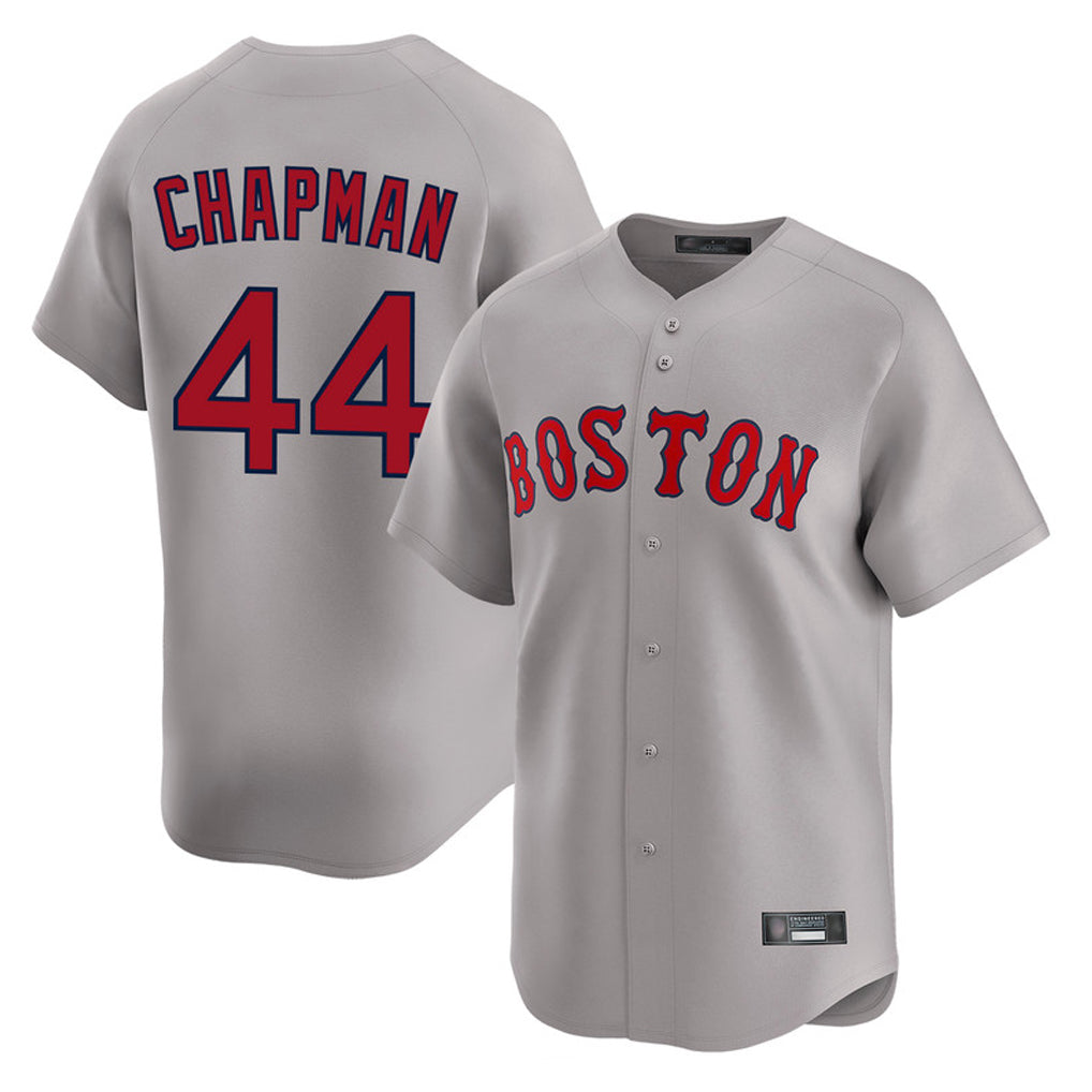 Boston Red Sox #44 Aroldis Chapman Player Gray MIKSHPS Road Limited Home Game Stitched Jerseys1