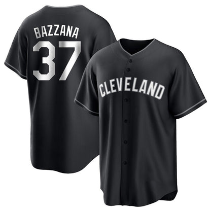 Cleveland Guardians #37 Travis Bazzana Player Black MIKSHPS Home Game Stitched Jerseys