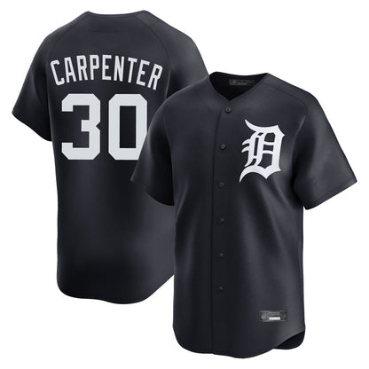 Detroit Tigers #30 Kerry Carpenter Player Navy MIKSHPS Home Limited Game Stitched Jerseys