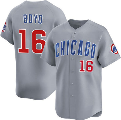 Chicago Cubs #16 Matthew Boyd Grey MIKSHPS Limited Stitched Jersey
