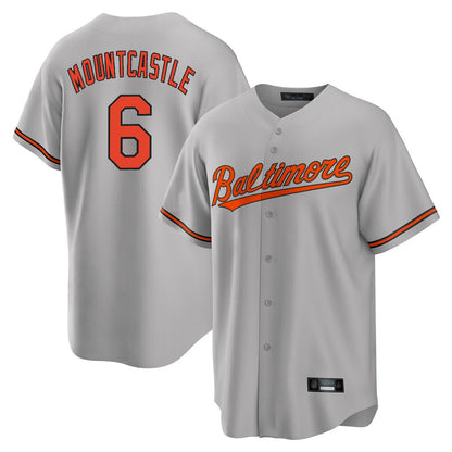 Baltimore Orioles #6 Ryan Mountcastle Player Gray MIKSHPS Home Game Stitched Jerseys