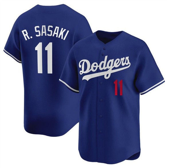 Los Angeles Dodgers #11 Roki Sasaki Royal MIKSHPS 2025 Alternate Limited Stitched Jersey