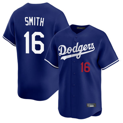 Los Angeles Dodgers #16 Will Smith Player Royal MIKSHPS Limited Home Stitched Jerseys