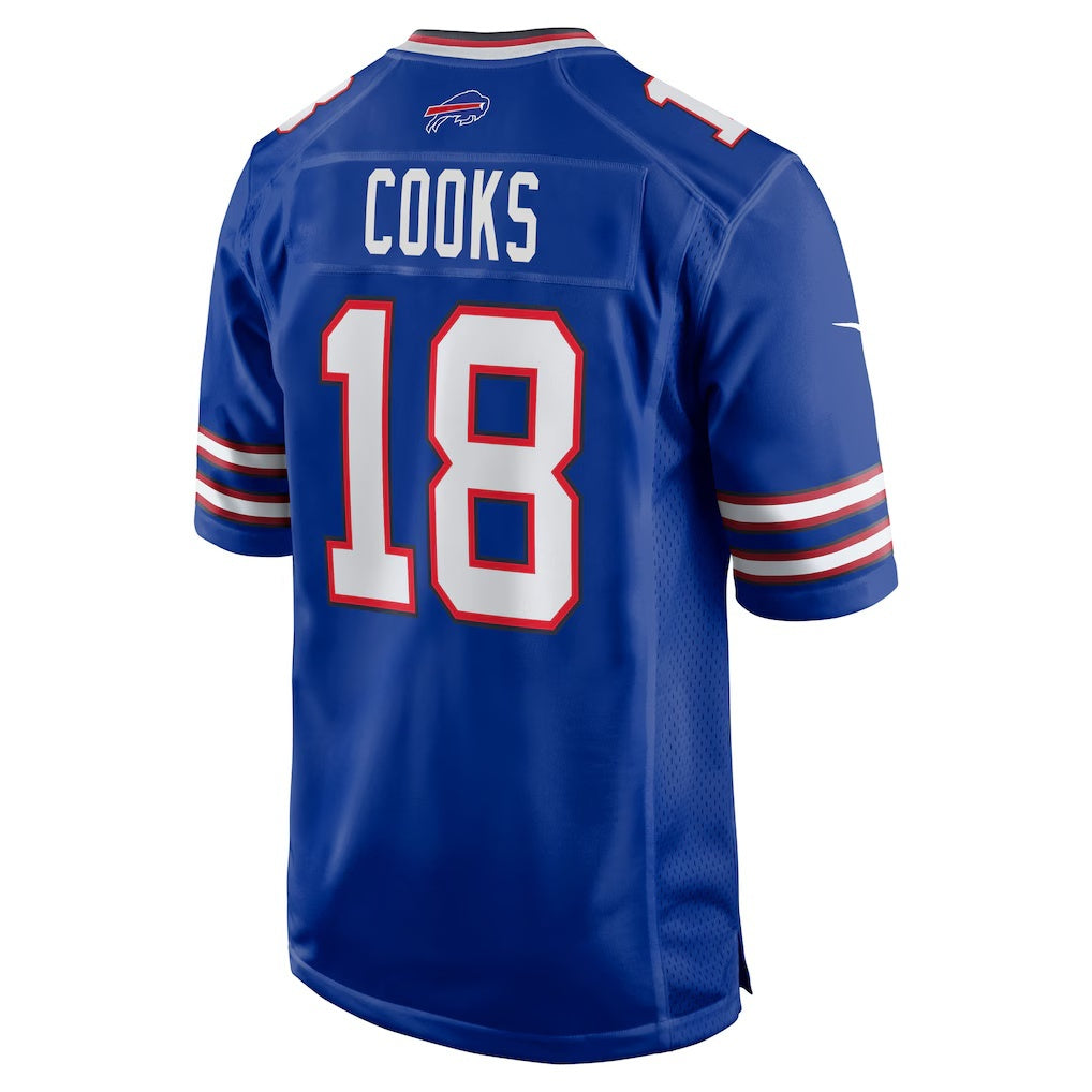 B.Bills #18 Brandin Cooks Royal MIKSHPS Team Game Jersey