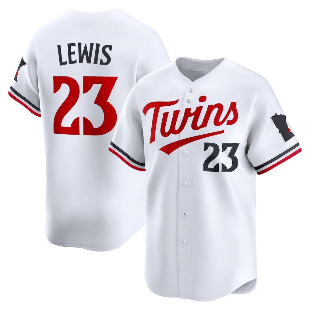 Minnesota Twins #23 Royce Lewis White MIKSHPS Home Limited Player Jersey