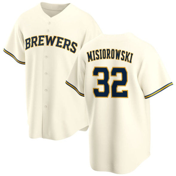 Milwaukee Brewers #32 Jacob Misiorowski Cream MIKSHPS 2025 Stitched Jersey