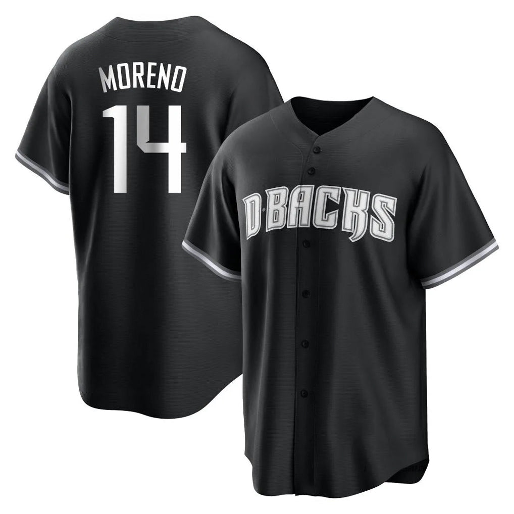 Arizona Diamondbacks #14 Gabriel Moreno Player Black MIKSHPS Game Home Stitched Jerseys