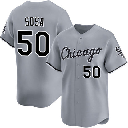 Chicago White Sox #50 Lenyn Sosa Gray MIKSHPS 2025 Limited Stitched Jersey