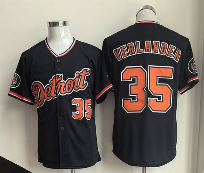 Detroit Tigers #35 Justin Verlander Black MIKSHPS 2026 Cool Base Stitched Jersey
