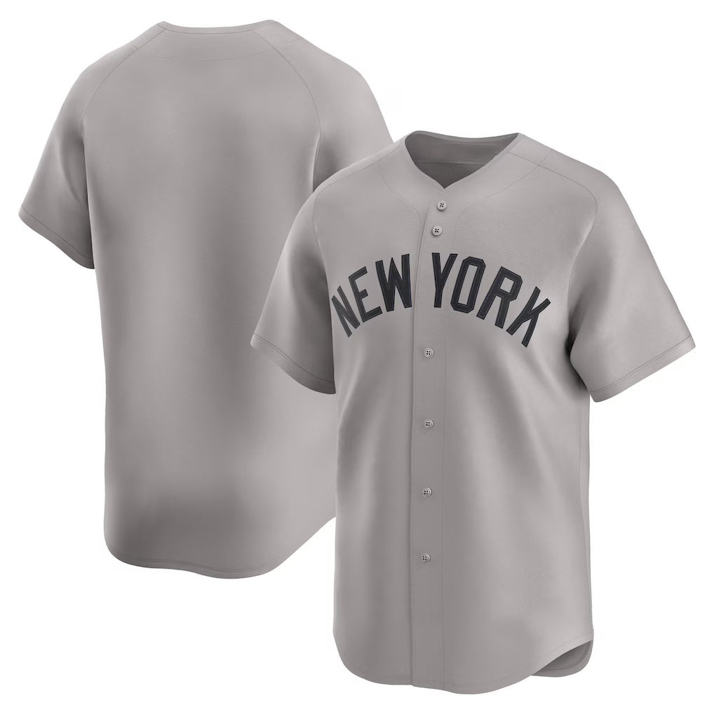 New York Yankees Gray MIKSHPS Road Limited Jersey