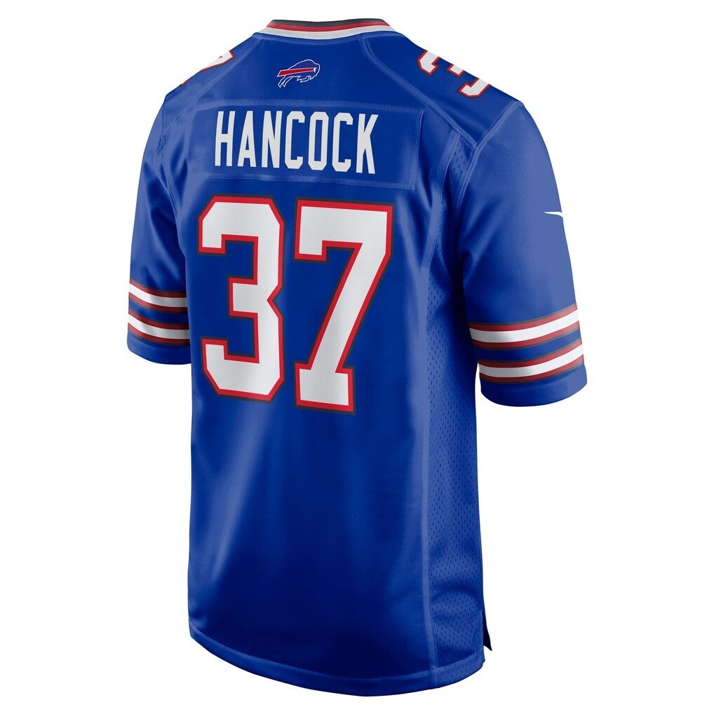 B.Bills #37 Jordan Hancock Royal MIKSHPS Team Game Jersey