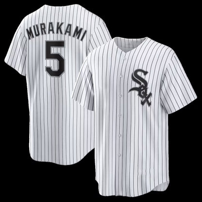 Chicago White Sox #5 Munetaka Murakami White MIKSHPS Home Replica Jersey