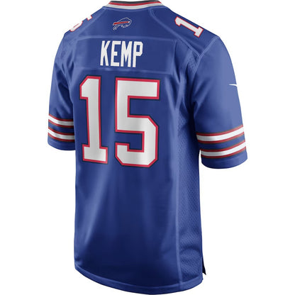 B.Bills #15 Jack Kemp Royal MIKSHPS Game Retired Player Jersey