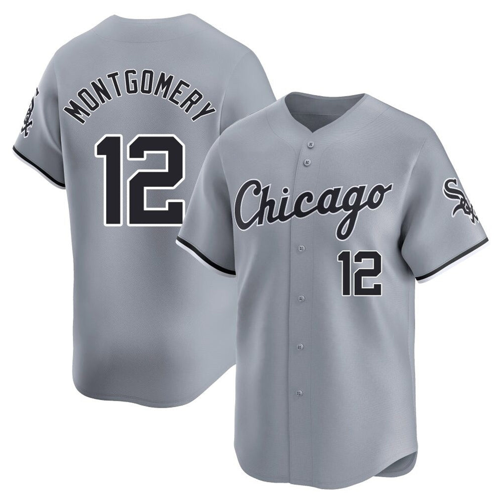 Chicago White Sox #12 Colson Montgomery Player Gray MIKSHPS Road Limited Home Stitched Jerseys