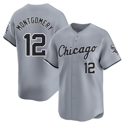 Chicago White Sox #12 Colson Montgomery Player Gray MIKSHPS Road Limited Home Stitched Jerseys