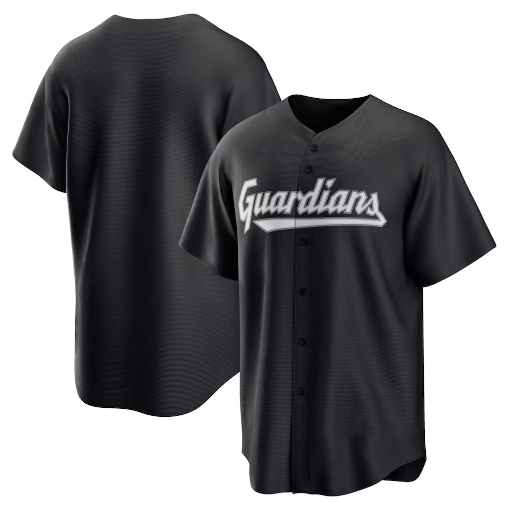Cleveland Guardians Black MIKSHPS Replica Jersey