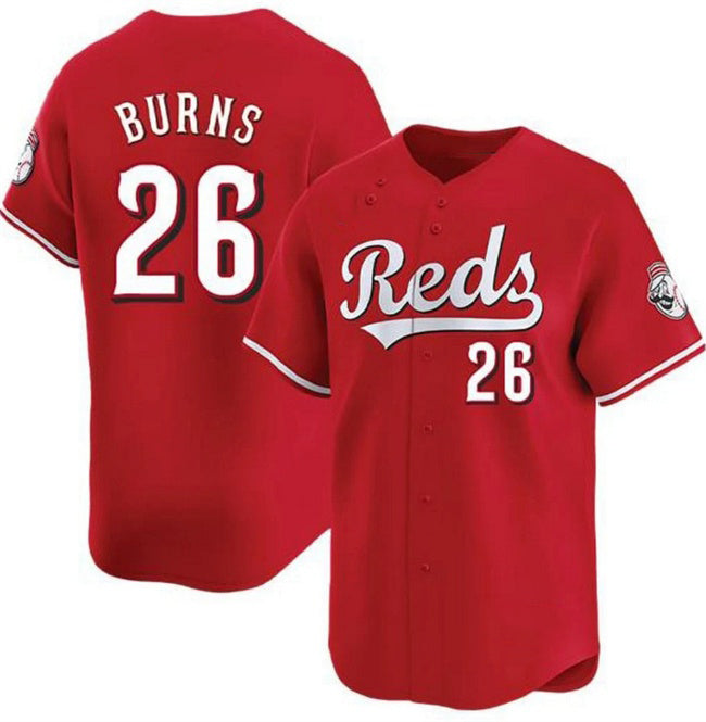 Cincinnati Reds #26 Chase Burns Red MIKSHPS Limited Stitched Jersey