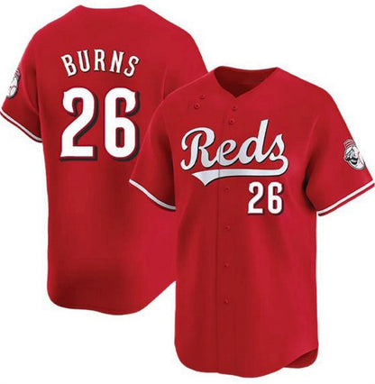 Cincinnati Reds #26 Chase Burns Red MIKSHPS Limited Stitched Jersey