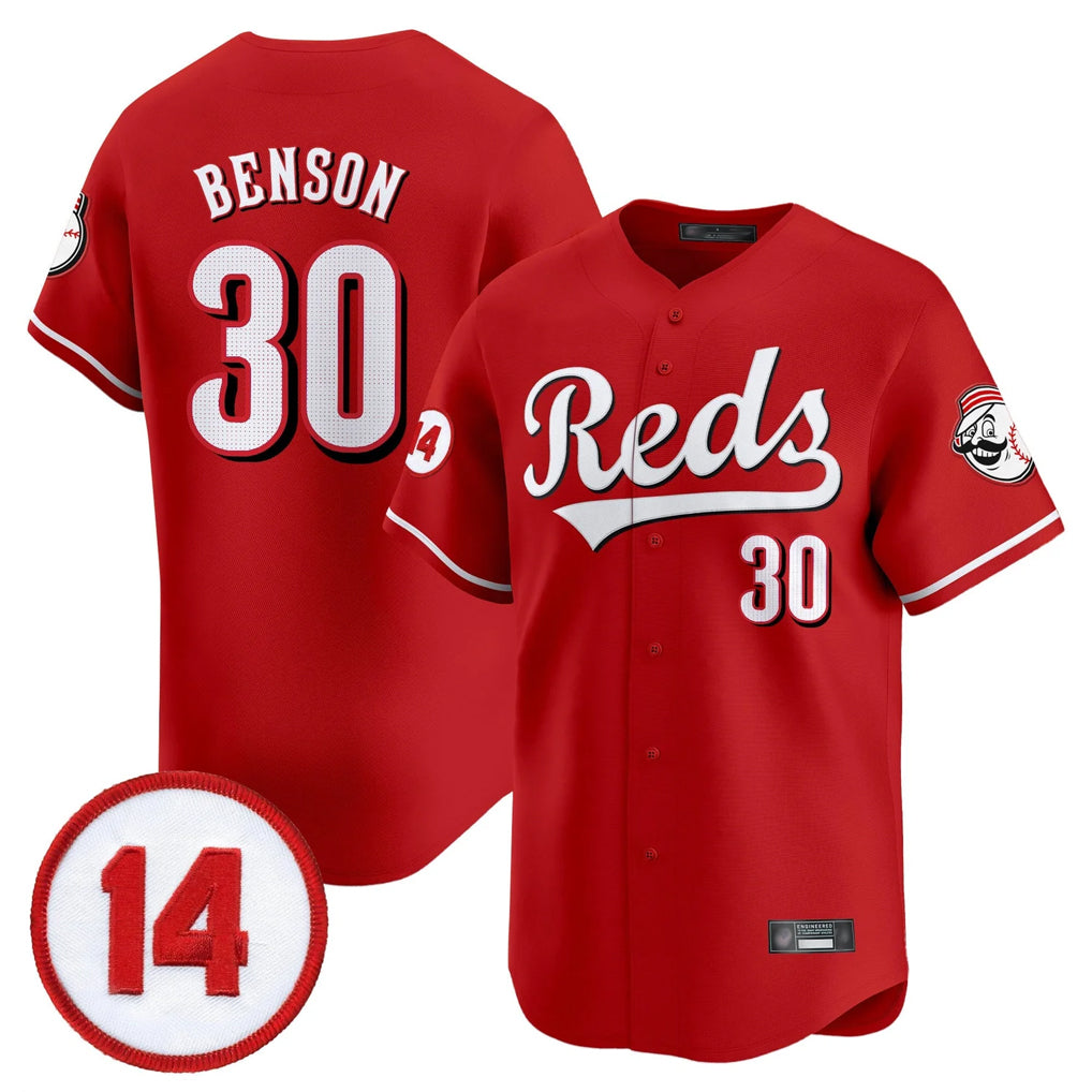 Cincinnati Reds #30 Ken Griffey Player Red MIKSHPS Vapor Premier Limited Home Stitched Jerseys