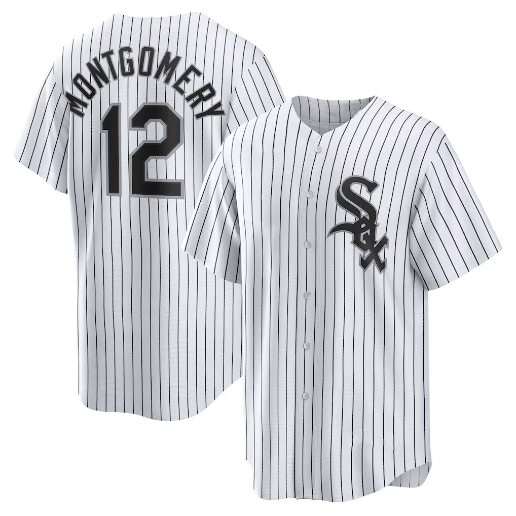 Chicago White Sox #12 Colson Montgomery White MIKSHPS Home Replica Jersey