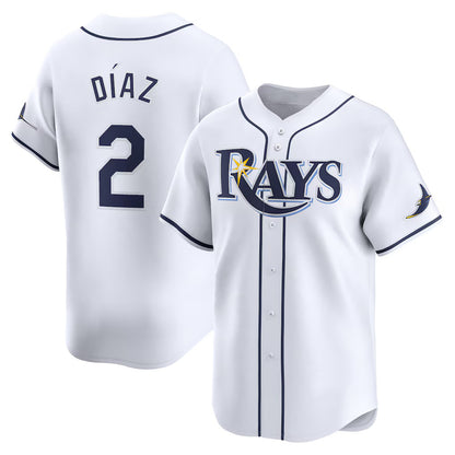 Tampa Bay Rays #2 Yandy Diaz White MIKSHPS Home Limited Player Jersey