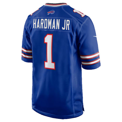 B.Bills #1 Mecole Hardman Royal MIKSHPS Team Game Jersey