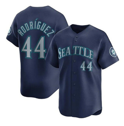 Seattle Mariners #44 Julio Rodr¨ªguez Navy MIKSHPS Limited Stitched Jersey