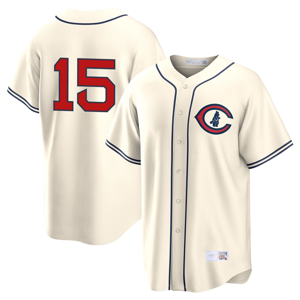 Chicago Cubs #15 Carson Kelly Player Cream MIKSHPS Field of Dreams Home Game Stitched Jerseys