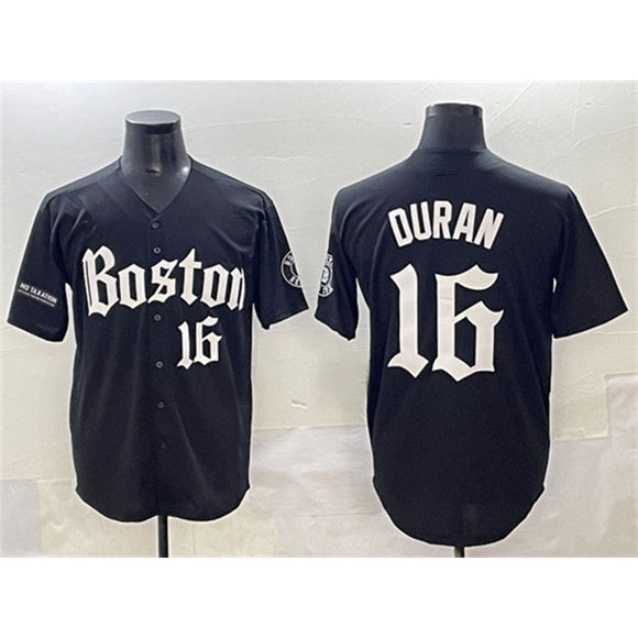 Boston Red Sox #16 Jarren Duran Black MIKSHPS Gothic Vapor Limited Stitched Jersey